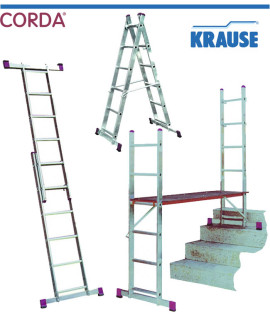 Комбинирана стълба-скеле KRAUSE Corda(0,50x1,47m),  2x6